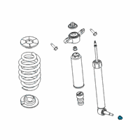 OEM 2021 Ford Police Interceptor Utility Shock Assembly Nut Diagram - -W720034-S440