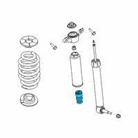 OEM Ford Police Interceptor Utility Shock Diagram - LB5Z-18125-X