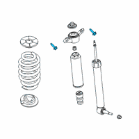 OEM 2020 Ford Explorer Upper Mount Diagram - LB5Z-18A161-A