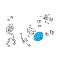 OEM 2006 Toyota Camry Rotor Diagram - 42431-33100