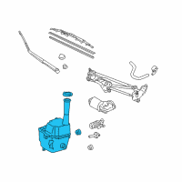 OEM Toyota Sienna Washer Reservoir Diagram - 85315-AE010