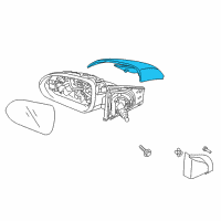 OEM Kia Rio SCALP-Outside Rear View Mi Diagram - 87626H9020