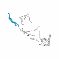 OEM 2008 Lexus RX350 Hose, Transmission Oil Cooler, NO.1 Diagram - 32943-48070