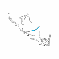 OEM Lexus RX350 Hose(For Oil Cooler Inlet) Diagram - 32943-0E020