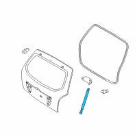 OEM Hyundai Lifter Assembly-Tail Gate Diagram - 81771-2E000