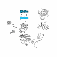 OEM Jeep Cover-Cylinder Head Diagram - 53022138AC