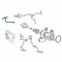 OEM Buick Encore Water Feed Tube Diagram - 12690018