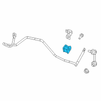 OEM 2011 Jeep Compass BUSHING-SWAY ELIMINATOR Diagram - 5105108AD