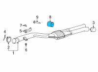 OEM Toyota GR Supra Insulator Diagram - 17581-WAA02