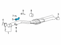 OEM Toyota GR Supra Mount Bracket Diagram - 17565-WAA04