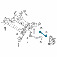 OEM BMW Left Wishbone Diagram - 31-10-6-870-971