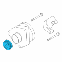 OEM Chrysler Pulley-Alternator Diagram - MD618829