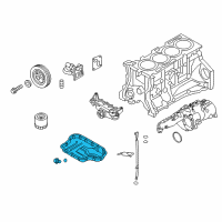 OEM Hyundai Genesis Coupe Pan Assembly-Engine Oil Diagram - 21510-2C000