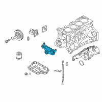OEM 2011 Hyundai Genesis Coupe Pump Assembly-Oil Diagram - 21310-2C001