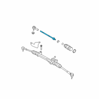 OEM Mercury Mariner Inner Tie Rod Diagram - 8L8Z-3280-A