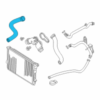 OEM BMW Z3 Water Hose Diagram - 11-53-1-716-642