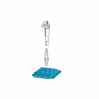 OEM 2009 BMW X6 Engine Control Module Diagram - 12-14-7-592-081