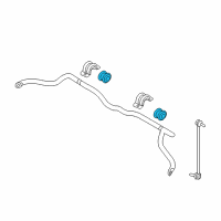 OEM 2015 Kia Sorento Bush-Stabilizer Diagram - 548134Z000