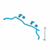 OEM Kia Bar Assembly-Front Stabilizer Diagram - 548104Z000