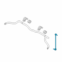 OEM 2008 Hyundai Santa Fe Link Assembly-Front Stabilizer, LH Diagram - 54830-2B200