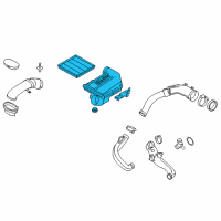 OEM BMW X6 Intake Silencer Diagram - 13-71-7-571-345