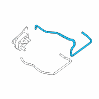 OEM 2018 Nissan Altima Hose-Water Diagram - 21306-3TA0A