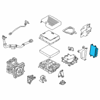 OEM Nissan Leaf Powertrain Control Module Assembly Diagram - 23740-5SG3C