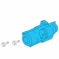 OEM 2006 Cadillac SRX Starter Diagram - 89017760