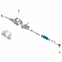 OEM 2019 Chrysler Pacifica Steering Gear Diagram - 68318138AB