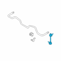 OEM 2012 Nissan 370Z Rod-Connecting, Rear Stabilizer Diagram - 54668-EG03B