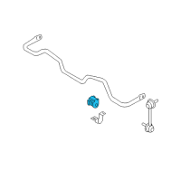 OEM 2011 Infiniti G37 Bush-Rear Stabilizer Diagram - 54613-JK000