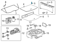 OEM Chevrolet Bolt EUV Handle Diagram - 42771524