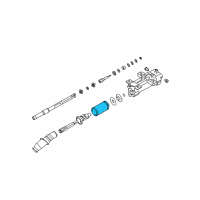 OEM Pontiac Seal, Steering Column Boot Diagram - 26077651