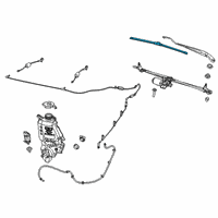 OEM Ram 1500 Blade-Front WIPER Diagram - 68339036AC