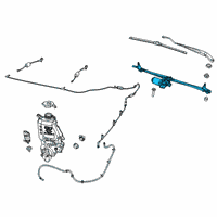 OEM 2022 Ram 1500 WIPERASSY-Windshield WIPER Diagram - 68338660AF