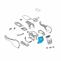 OEM 2019 Toyota Avalon Latch Diagram - 58908-07030-C0