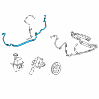 OEM 2008 Buick LaCrosse Hose Asm-P/S Gear Inlet Diagram - 15291018