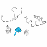 OEM 2007 Pontiac Grand Prix PUMP KIT, P/S Diagram - 19369077