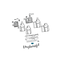 OEM 2010 Chevrolet Colorado Cup Holder Diagram - 19256630