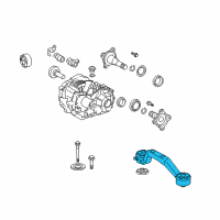 OEM 2008 Lexus RX400h Support Assy, Differential, Front Diagram - 52380-48050