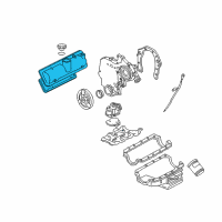 OEM 2007 Chevrolet Equinox Valve Cover Diagram - 12590410