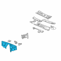 OEM 2000 Ford E-350 Super Duty Dash Panel Diagram - XC2Z-1501610-AA