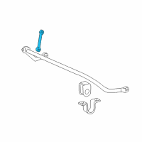 OEM 2005 Ford Excursion Stabilizer Link Diagram - 6C3Z-5K483-AA