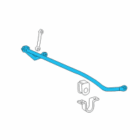 OEM Ford Stabilizer Bar Diagram - F81Z-5482-HA