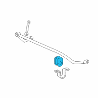 OEM 1999 Ford F-250 Super Duty Stabilizer Bar Insulator Diagram - F81Z-5484-HA