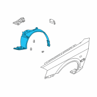 OEM 2003 Kia Optima Guard Assembly-Front Wheel Diagram - 868113C200