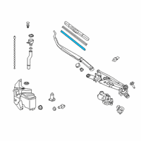 OEM 2013 Scion xD Wiper Blade Insert Diagram - 85214-68030