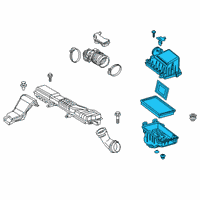 OEM 2019 Lexus UX200 Cleaner Assembly, Air W Diagram - 17700-F2010