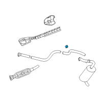 OEM Chrysler Bracket-Exhaust Diagram - 5278526AA