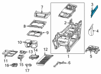 OEM Chrysler Voyager Panel-Console Diagram - 6WQ371K5AA